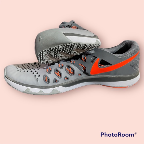 Nike Train Speed 4 Cross Trainers, Pure Platinum/Cool Grey / Orange - Picture 1 of 5